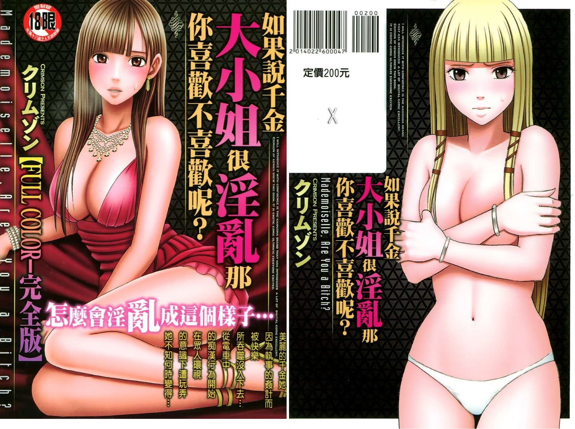 【成人漫畫】[クリムゾン][ムリヤリ犯されてこんなに感じてしまわれるなんて…もしかしてお孃樣は淫亂でいらっしゃいますか？][全彩] [131P]