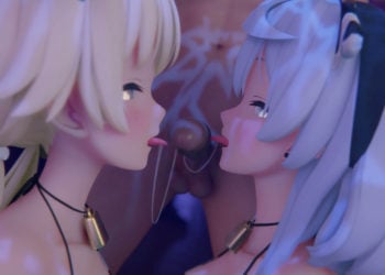 [kamihikoki_mmd] 2401_Neon Bar Party_4K