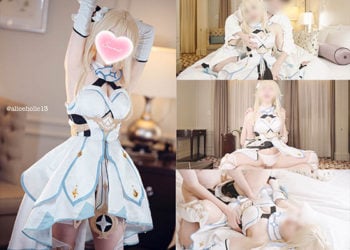 【CosplayAV】[Aliceholic13 ありすほりっく]【後編】 ✨️ 原神 旅人がエロ整體師のポルチオほぐしガチガチペニス特別マッサージで連続中イキ絶頂デトックス