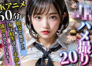 [ぬるぬるアニメ]【4K超画質アニメ】JKハメ撮り20人 援交で撮影した女子校生達との中出し動画を流出させちゃいます！