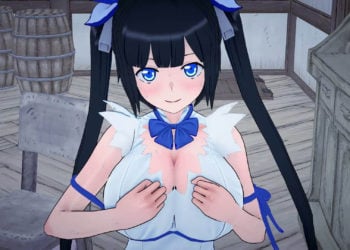 [Peh-koi] 【短め動画】汚っさんのチ〇ポを抜いてあげる優しいヘスティア様