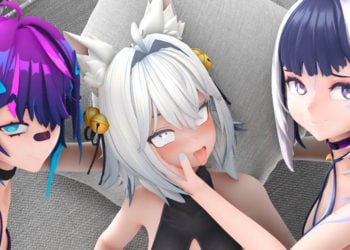 [Harkeyo] [Release] 023 Shylily, Filian and Projekt Melody FFFM foursome animation part 2 release (2 version with audio)