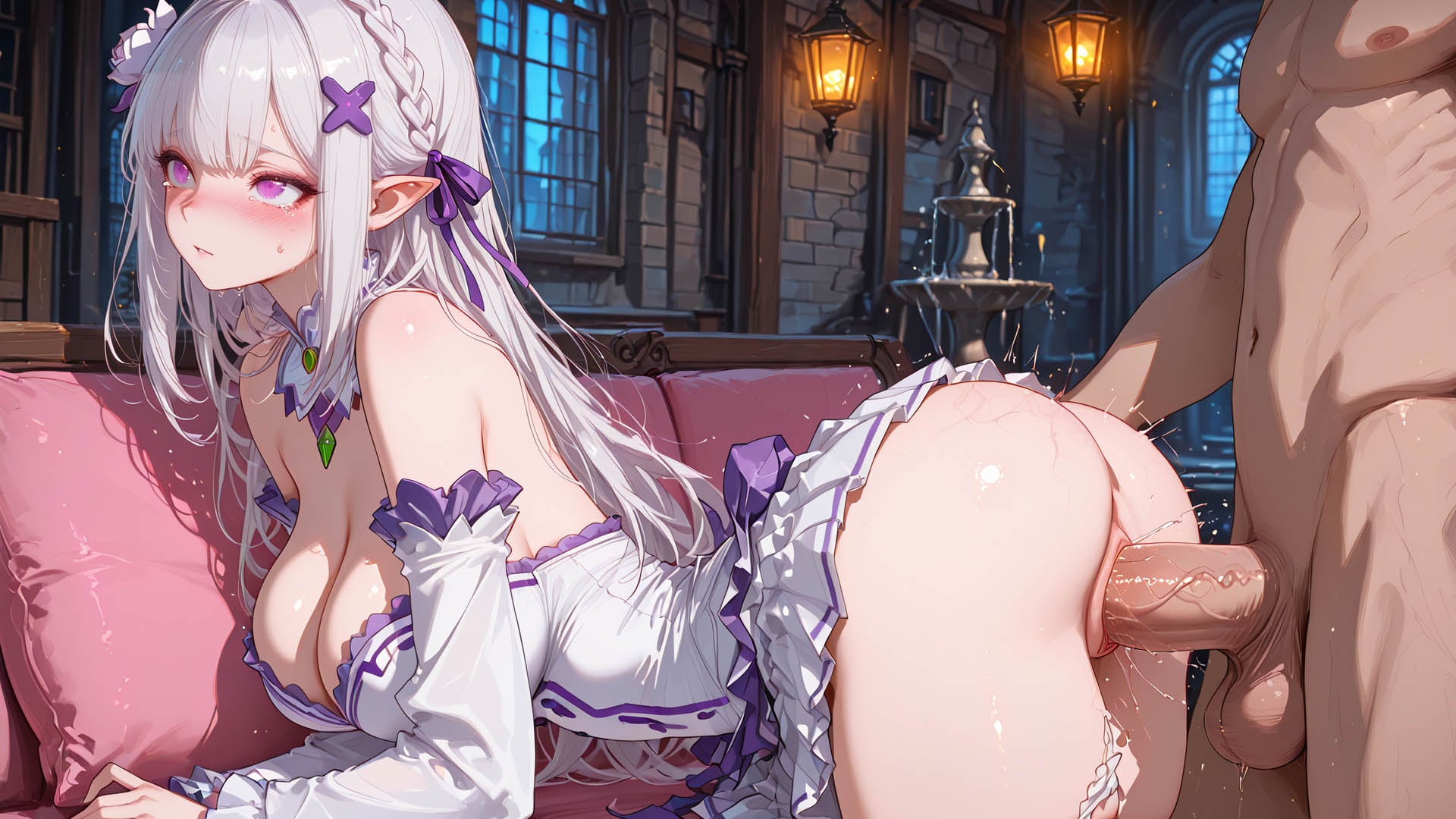 [AIVixenChan] Emilia Moonlight Seduction – Re：Zero